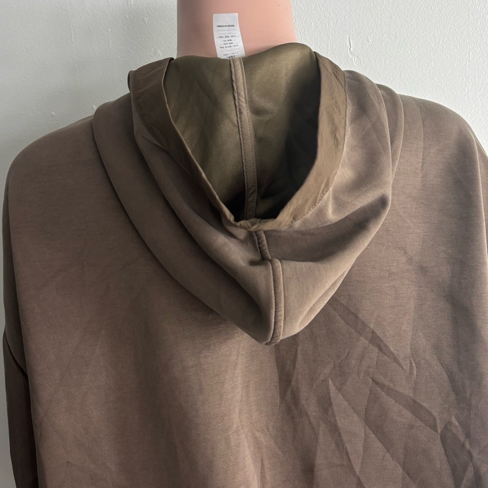 ODODOS Women's Light Brown Hooded Jacket - Picture 8 of 13
